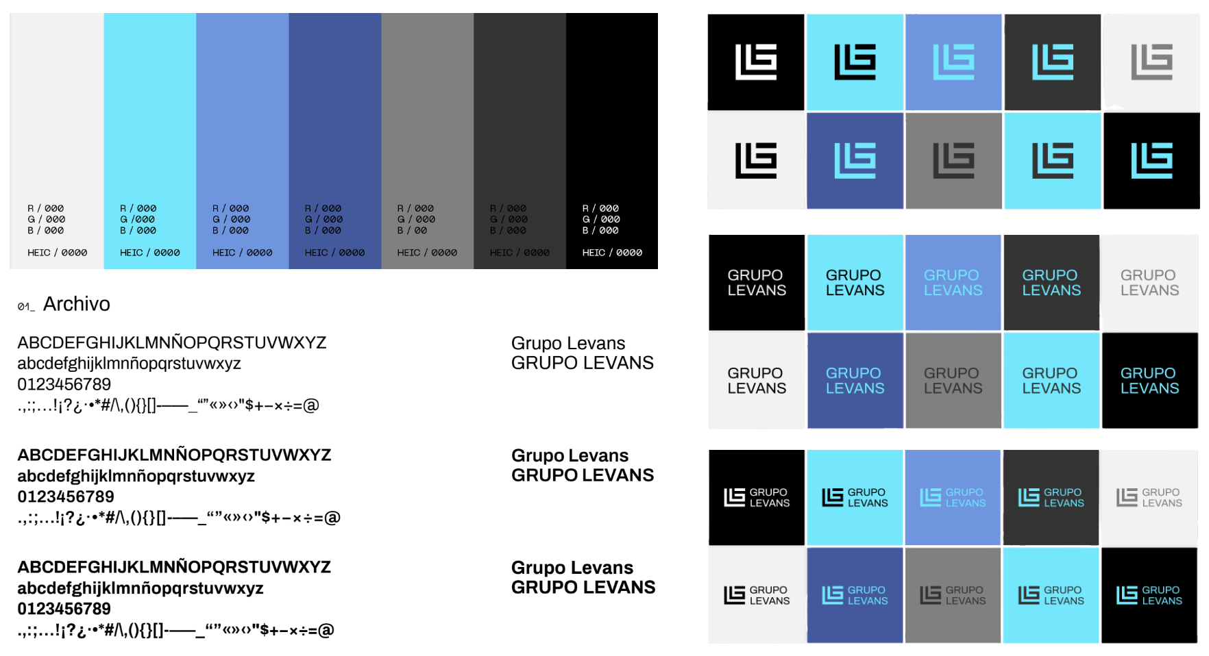 Grupo Levans Branding